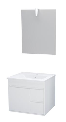 Meuble à suspendre 60cm lumpur miroir suspendu